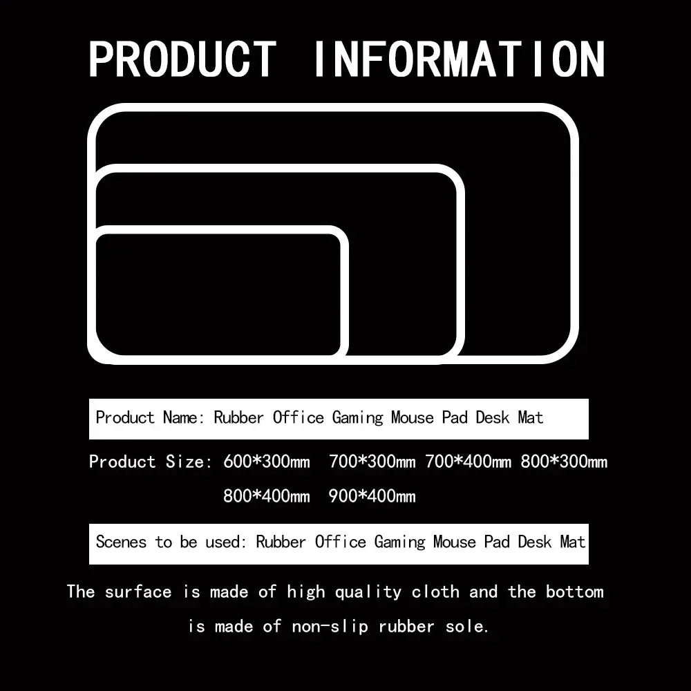 Ana Shrike Overwatch Mousepad Mouse Mat Desk Mat With Pad Gaming Accessories Prime Gaming XXL Keyboard Pad Padding Mat