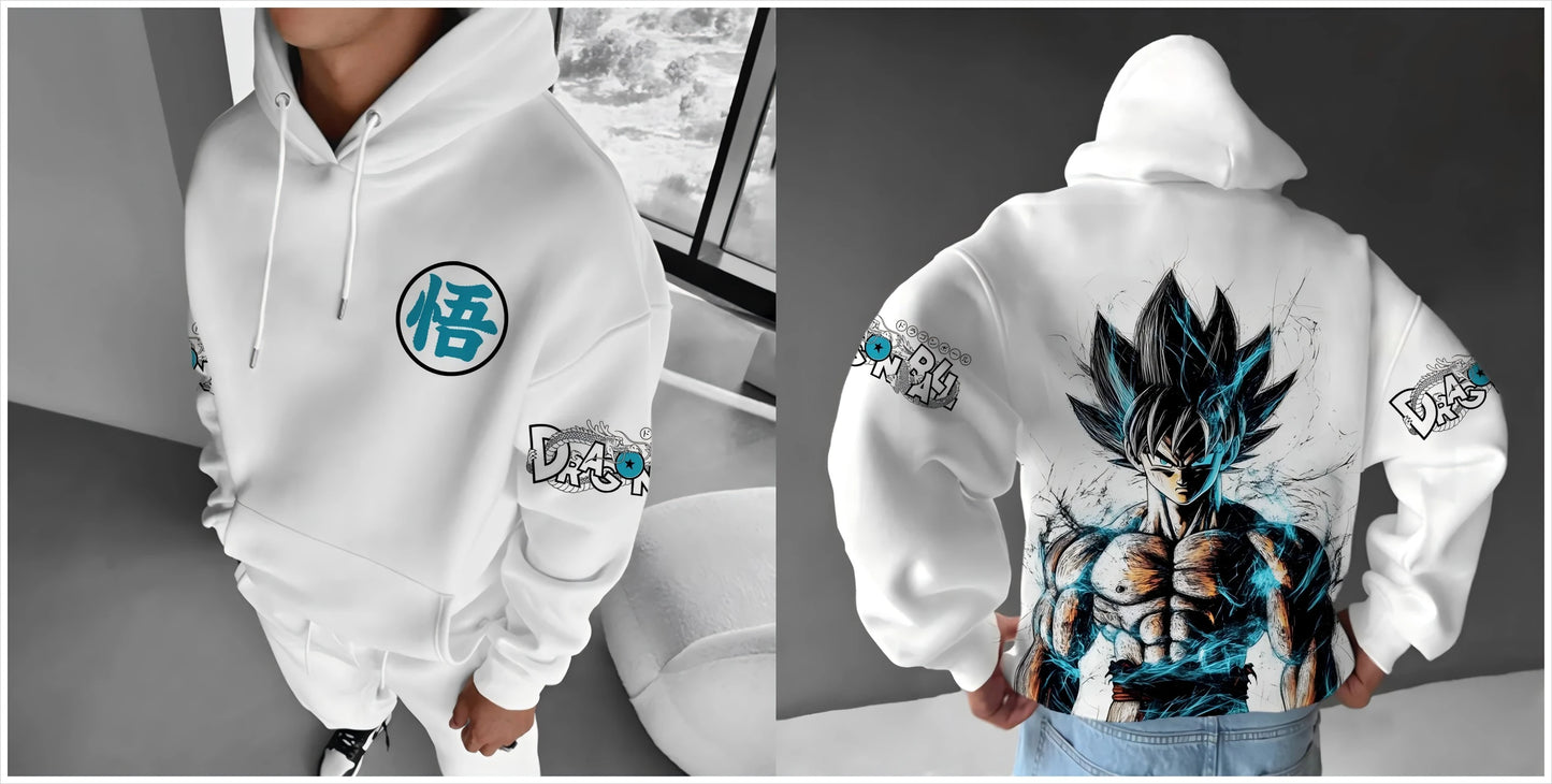 2026 New Anime Dragon Ball Printed Hoodie Sweatshirt Men's and Women's Hoodie Men's Tops Sports Hoodie Harajuku Y2K Hoodie