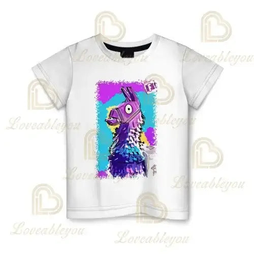 Cartoon Fortnite New Summer Children T Shirt 3D Printed Boys Girls Streetwear Adults Kids Clothes Funny Tee O-Neck Tops