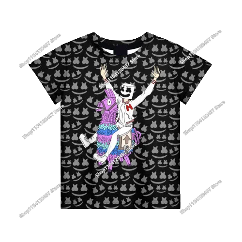 Summer Fashion Fortnite Mascot 3D Print Kids T Shirt Casual T-shirt Boys Girls Unisex Children's Clothing Tshirt Tops