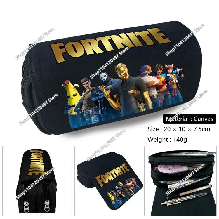 Fortnited Student Pencilcase Large Capacity Pencil Case Kids Toys Pen Bag School Supplies Stationery Pouch Boys Game Gifts