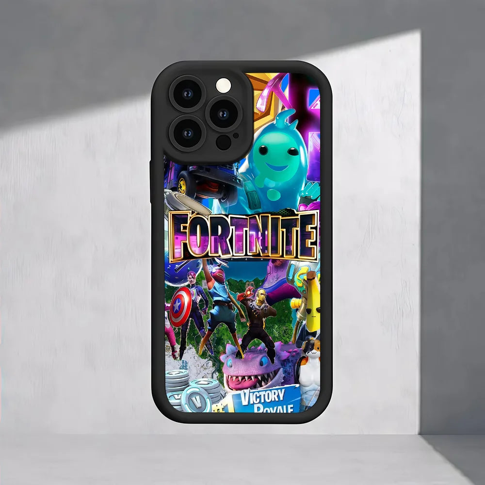 F-Fortnite Game Phone Case for Samsung S26 S25 S24 S23 S22 S21 S20 F06 M16 Note 20 FE Plus Ultra 4G 5G Soft Silicone TPU Cover