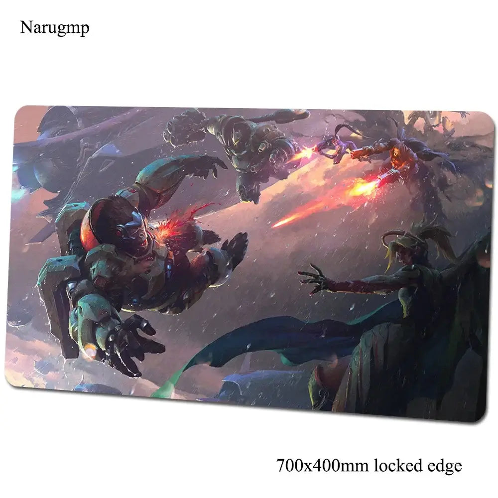 Overwatch pelės kilimėlis 700x400x3mm, žaidimų pelės kilimėlis, anime stiliaus biuro ir nešiojamojo kompiuterio stalo kilimėlis, dovana berniukui, PC žaidėjo kilimėlis