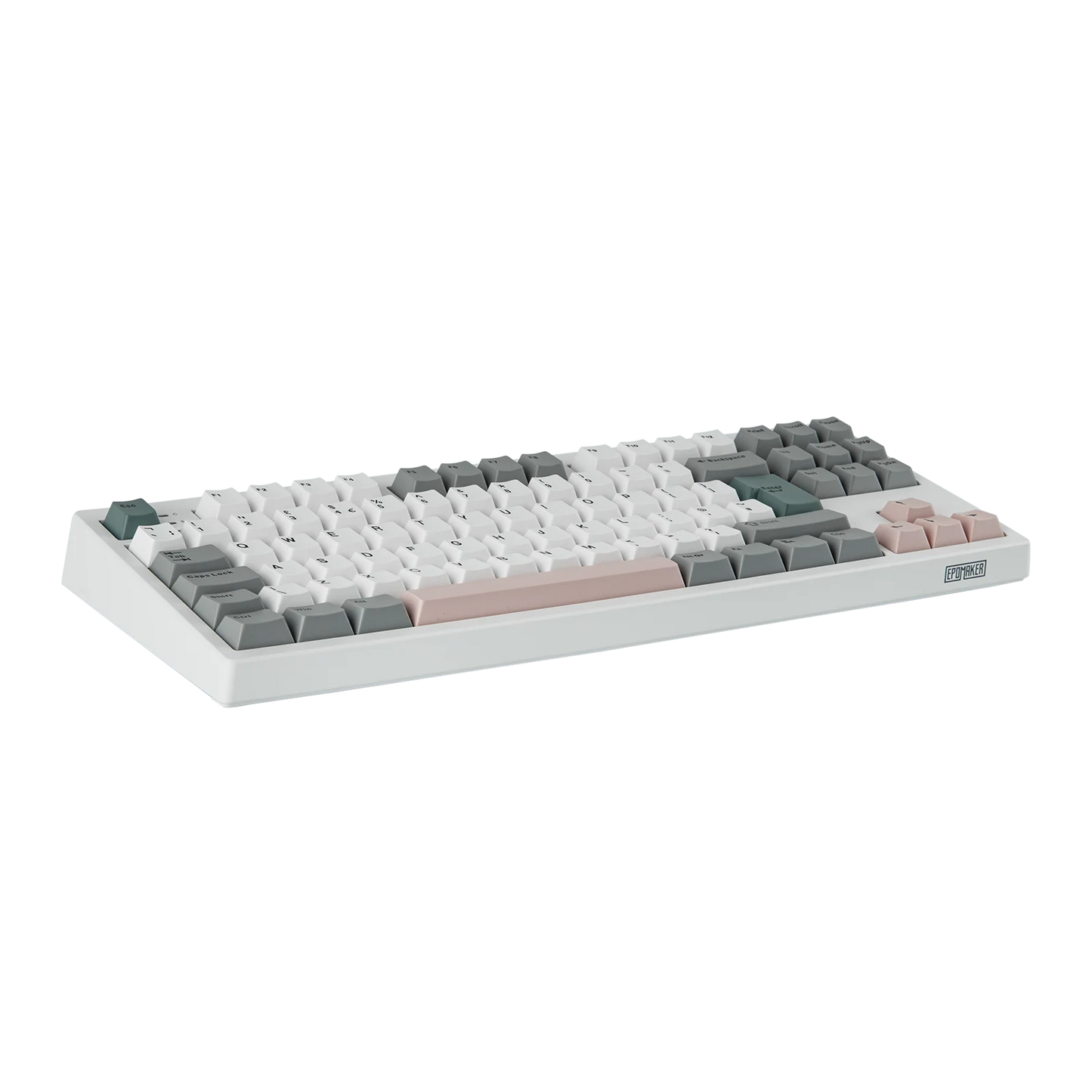 ISO-UK-Layout EPOMAKER TH87 TKL-Layout kabelgebundene/BT/2.4Ghz kabellose mechanische NKRO-Tastatur mit 10000mAh-Akku & RGB-Beleuchtung