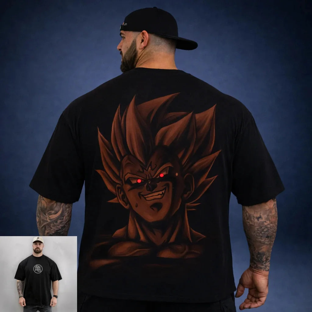 2026 Summer Dragon Ball Series Oversized T-shirt 100_ Cotton High Quality Unisex Retro Casual & Breathable for Adults & Kids