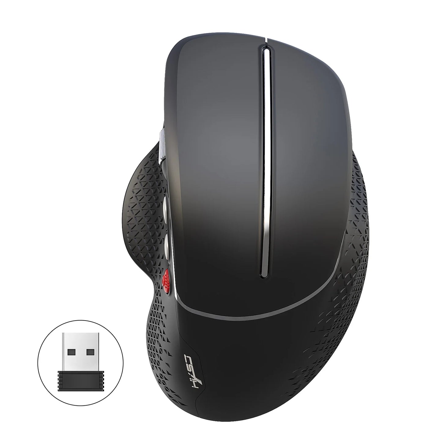 2.4G Wireless Mouse Ergonomic Vertical Mice Side Metal Roller Gaming Mouse For Official Home Laptop Computer PC