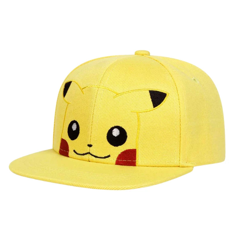 New Pokemon Squirtle Pikachu Bulbasaur Charmander Embroidery Baseball Cap Cute Anime Snorlax Mew Anime Adjustable Sun Hat Gifts