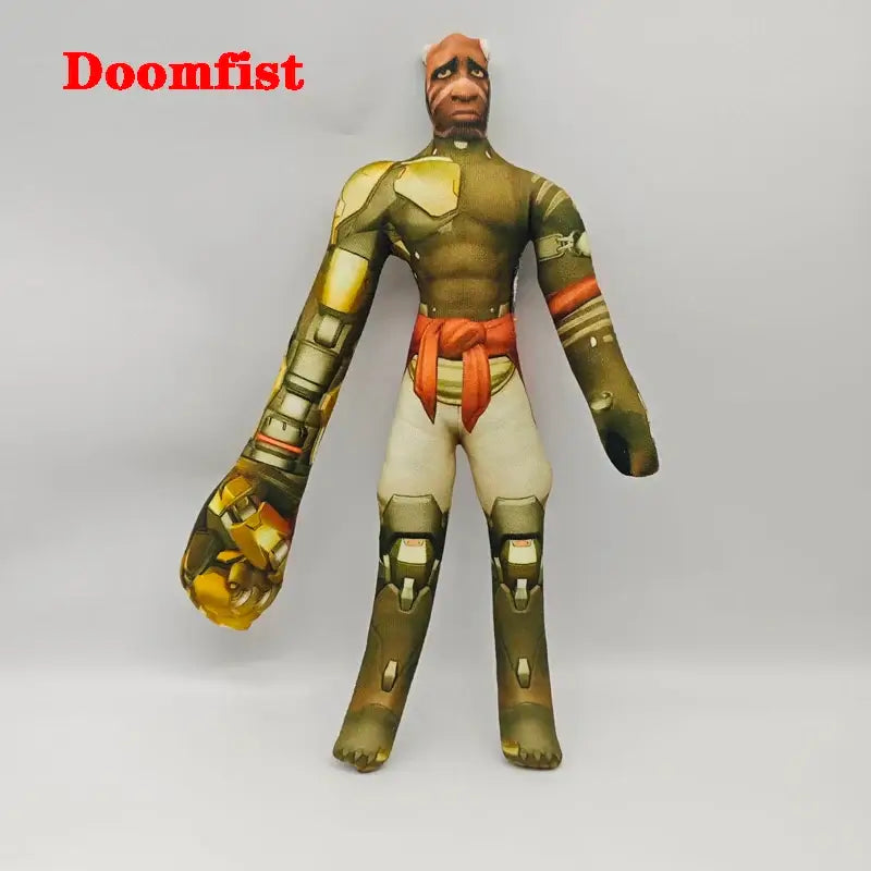 26cm Anime- och spelfigur med flexibel kroppstråd i olika poser, Overwatch D.Va / Doomfist / Genji / Widowmaker, plyschleksaksfigur / plyschdocka