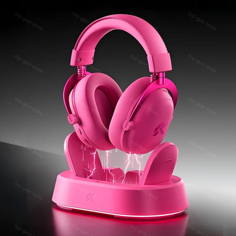 MCHOSE V9 Turbo Gaming Headset BT 2.4G Low Latency Wireless Esport With 60mm Dynamic Driver 2000mAh Magnetic Charging For Gamers