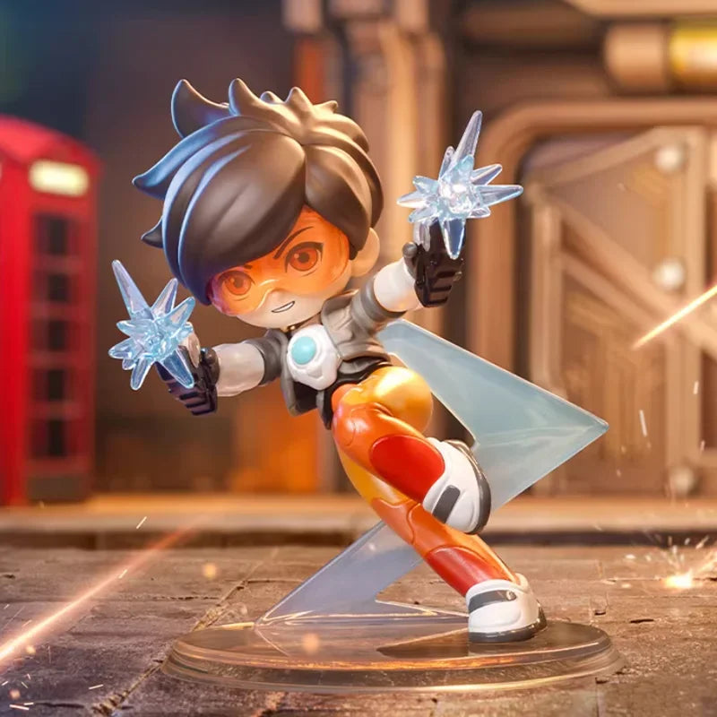 POP MART Overwatch Play of The Game Series Original Blind Box Surprise Mystery Box Cute Anime Action Figure Ornaments Figurines