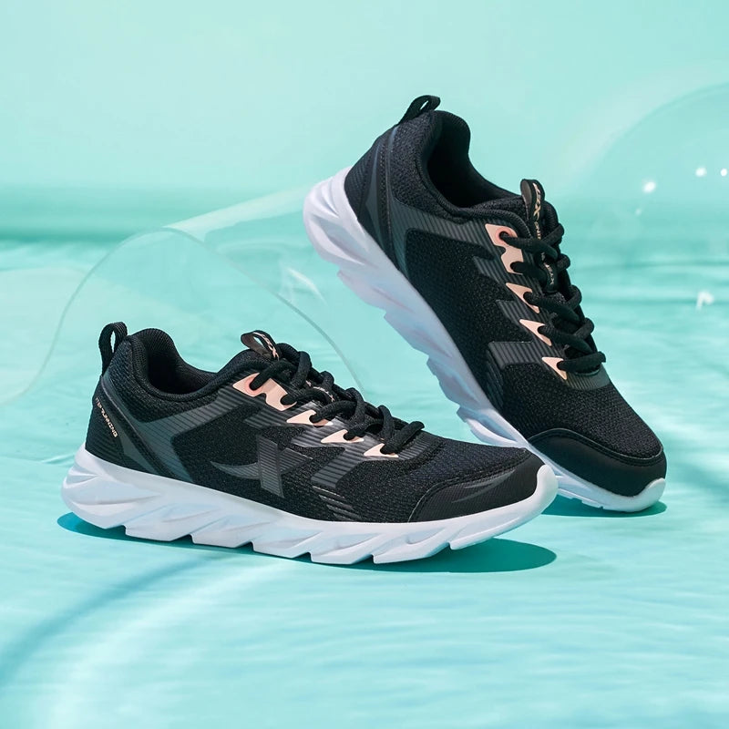 Xtep women's shoes running shoes wear-resistant casual sports shoes for women winter tennis female sneakers white 879318110073