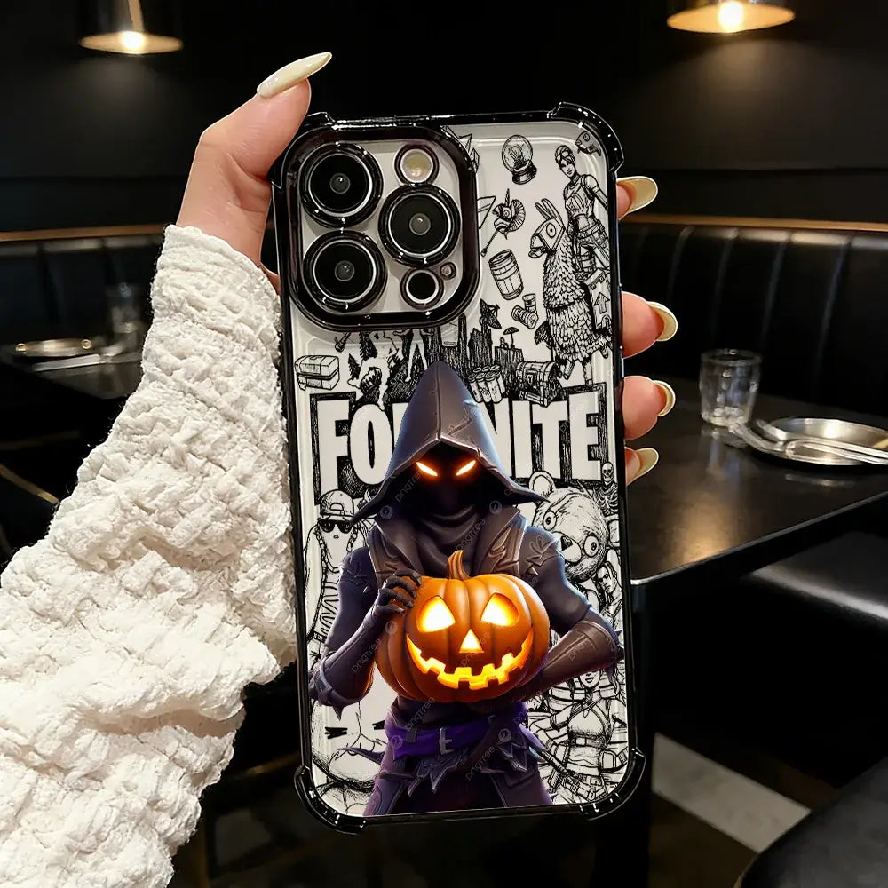 Popular Game FortniteS Plating Phone Case For Samsung S26 S25 S24 S23 S22 S21 S20 FE Note20 Edge Plus Ultra 4G 5G Anti Fall