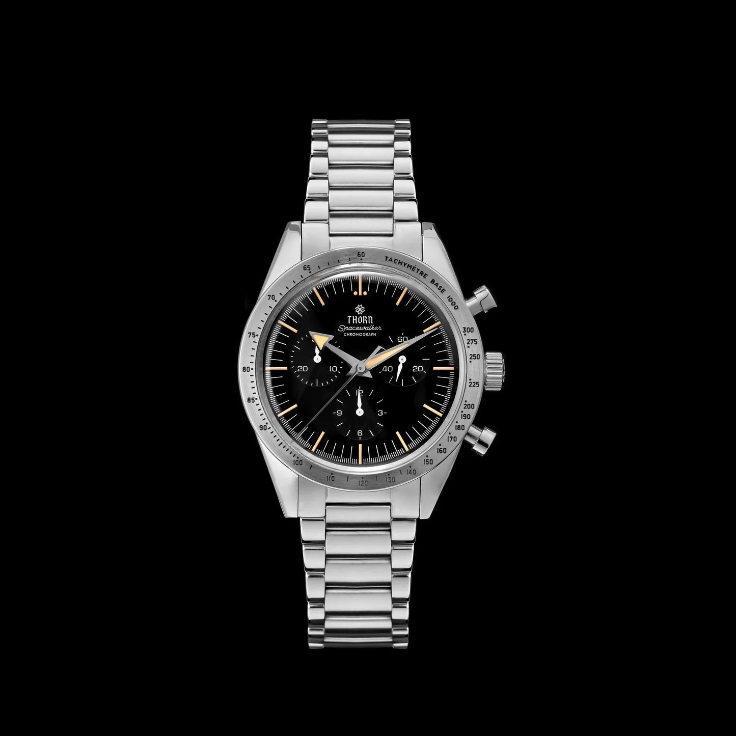New THORN T026 Automatic Watch 38mm Sapphire 316L Stainless Steel PT5000/Swiss Ronda Movement Vintage Style Luminous Men's Watch