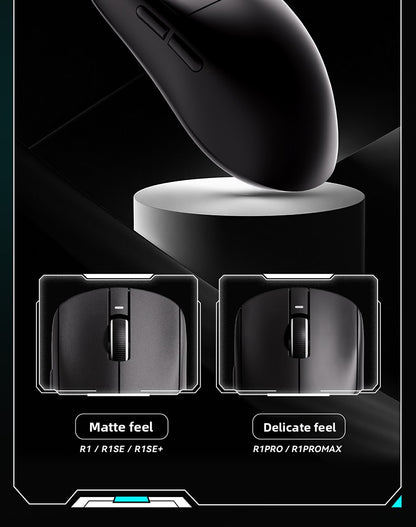 Mouse gaming ergonomic wireless VXE Dragonfly R1 ușor, senzor PAW3395, trei moduri, latență redusă, pentru PC, jucători, birou, cadou