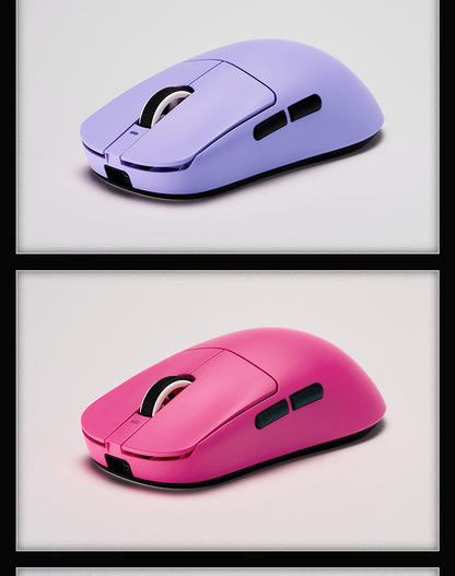 Mouse gaming ergonomic wireless VXE Dragonfly R1 ușor, senzor PAW3395, trei moduri, latență redusă, pentru PC, jucători, birou, cadou
