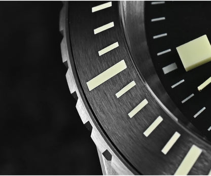San Martin 1200HV Hardening Coating Men Diver Watch Full Luminous Dial Lumed Blocks ST2130 Automatic Mechanical Toolwatch SN0012