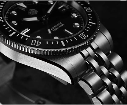 San Martin 37.5mm 40mm Classic Simple Dial Men Diver Watch Miyota 9015 Luxury Automatic Mechanical Watch Waterproof 200m SN0148