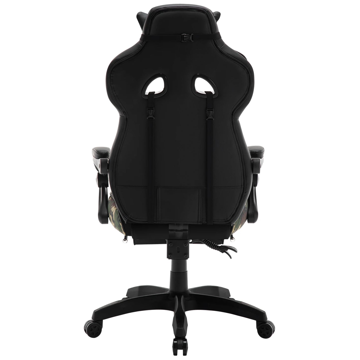 WOLTU Racing Gaming Chair Ergonomic Office Chair with Footrest, Adjustable Reclining Gamer Chair, Swivel Computer Desk Chair with Headrest & Lumbar Support