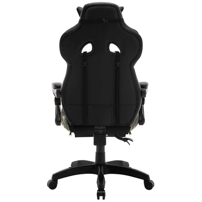 WOLTU Racing Gaming Chair Ergonomic Office Chair with Footrest, Adjustable Reclining Gamer Chair, Swivel Computer Desk Chair with Headrest & Lumbar Support