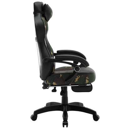 WOLTU Gaming Racing Chair Ergonomic Swivel Computer Chair with Footrest, Lumbar Support, Headrest, Adjustable Gamer Office Chair