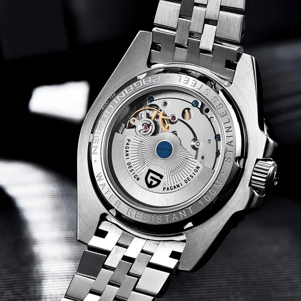 2026 New PAGANI DESIGN Luxury Men Mechanical Watches Stainless Steel GMT Watch Top Brand Sapphire Glass Men Watch reloj hombre