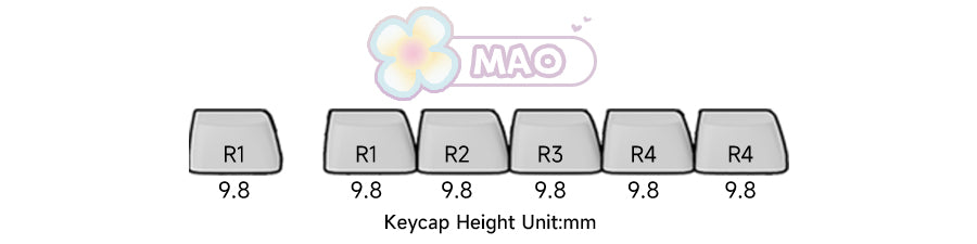 Akko MonsGeek MG108B Bun Wonderland Wireless Mechanical Keyboard MOG Profile RGB 108 Keys Full Size Hot Swap USB / 2.4G / BT 5.0