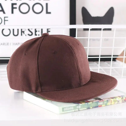 Casquette hip-hop unie pour homme, casquette snapback, casquettes de baseball pour femme, casquettes à visière plate ajustable, visières unies, pour garçons et filles, danse de rue