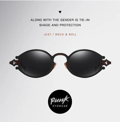 sluneční brýle pro muže ve stylu Cateye, street shoot, retro, steampunk, gotické, oválné, s kovovou obrubou a vyřezávaným vzorem, Gafas sol mujer