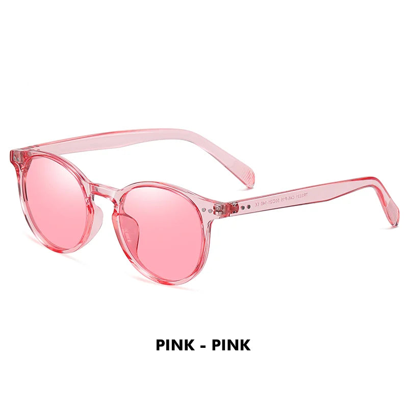 LM Retro kulaté sluneční brýle pro ženy a muže, ultralehké, TR90, polarizované, unisex, brýle na řízení, vintage sluneční brýle, UV400, Gafas De Sol