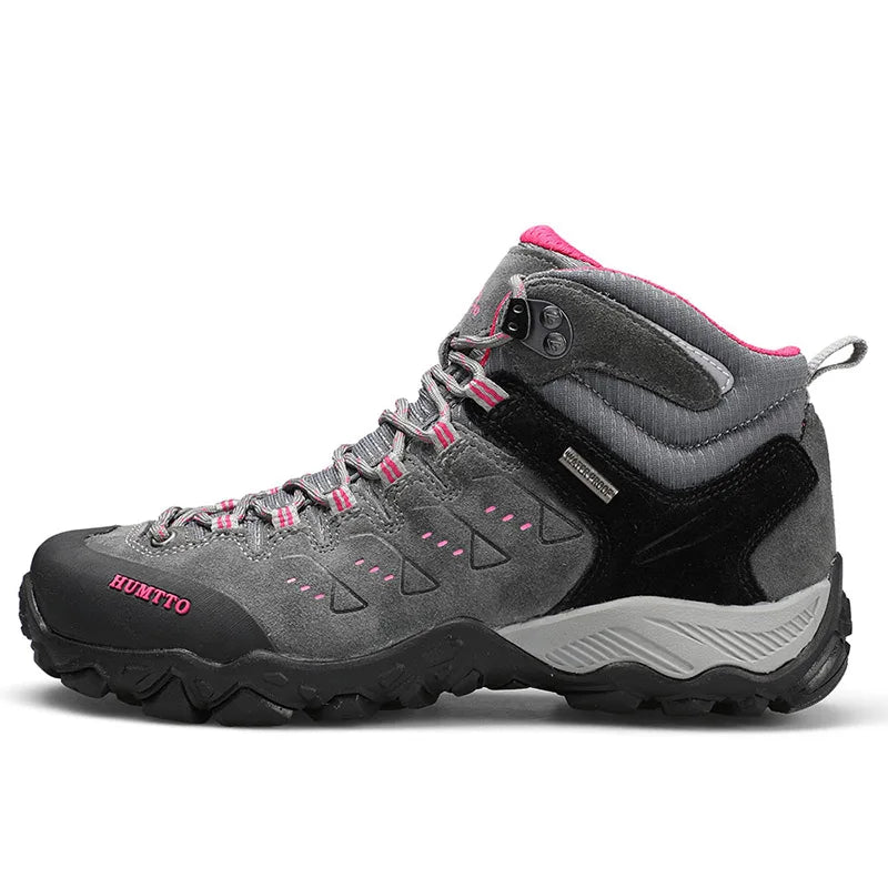 HUMTTO New Hiking Shoes Men's Waterproof Outdoor Sneakers for Men Leather Women Walking Climbing Trekking Sport Man Boots Woman