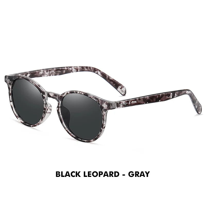 LM Retro kulaté sluneční brýle pro ženy a muže, ultralehké, TR90, polarizované, unisex, brýle na řízení, vintage sluneční brýle, UV400, Gafas De Sol