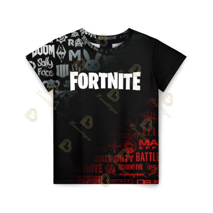 Summer Fashion Fortnite Mascot 3D Print Kids T Shirt Casual T-shirt Boys Girls Unisex Children's Clothing Tshirt Tops