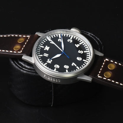 Hruodland 2025 New Pilot Men's Automatic Mechanical Watch Pt5000 Sapphire Luminous C3 Stainless Steel Waterproof 10Bar reloj hom