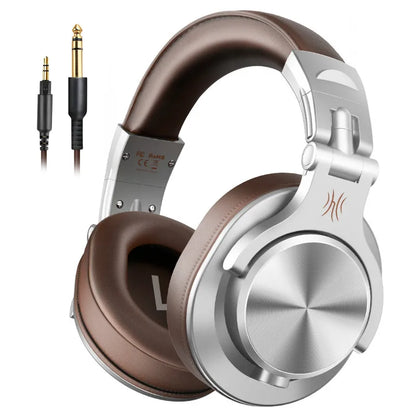 Auscultadores OneOdio A71 HiFi de Estúdio DJ com Fio e Microfone – Headset Gaming Profissional de Monitorização com Graves Profundos