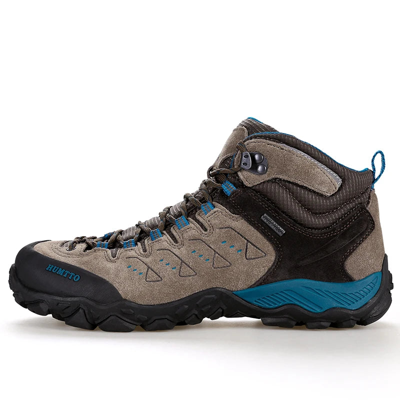 HUMTTO New Hiking Shoes Men's Waterproof Outdoor Sneakers for Men Leather Women Walking Climbing Trekking Sport Man Boots Woman