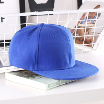 Casquette hip-hop unie pour homme, casquette snapback, casquettes de baseball pour femme, casquettes à visière plate ajustable, visières unies, pour garçons et filles, danse de rue