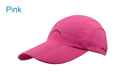 Wiosna-lato, sport na świeżym powietrzu, czapka baseballowa, czapka szybkoschnąca, czapka unisex, wodoodporna, oddychająca, składana czapka rowerowa, ochrona przed słońcem