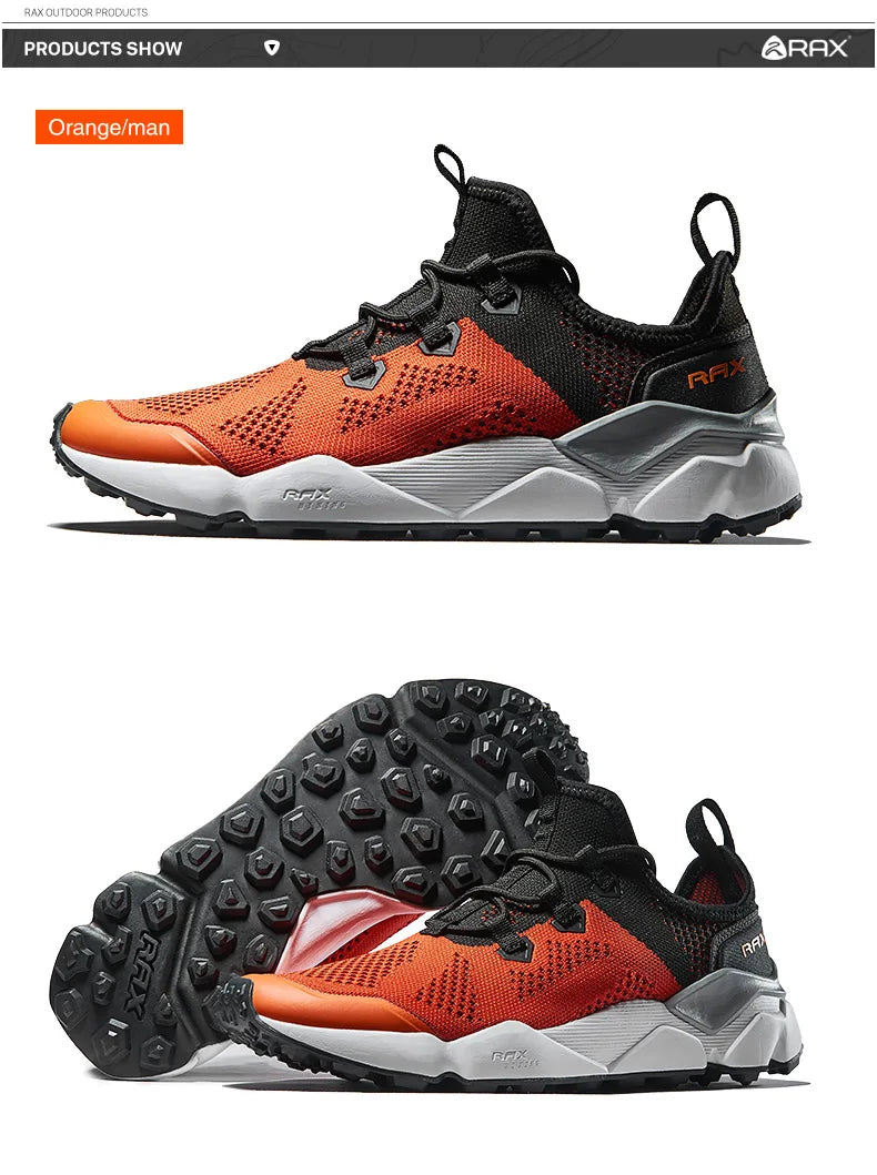 Rax Men's Running Shoes Women Breathable Jogging Shoes Men Lightweight Sneakers Men Gym Shoes Outdoor Sports Shoes Male Zapatos