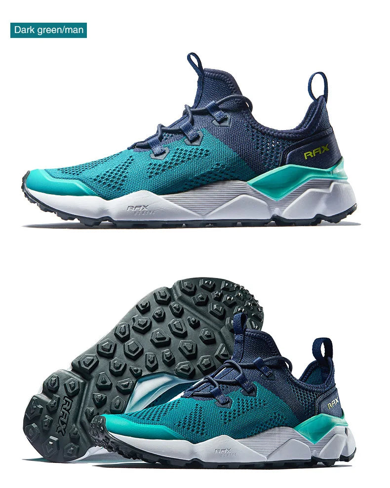 Rax Men's Running Shoes Women Breathable Jogging Shoes Men Lightweight Sneakers Men Gym Shoes Outdoor Sports Shoes Male Zapatos