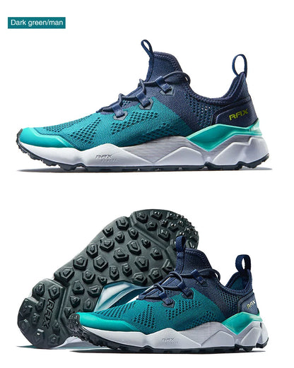 Rax Men's Running Shoes Women Breathable Jogging Shoes Men Lightweight Sneakers Men Gym Shoes Outdoor Sports Shoes Male Zapatos
