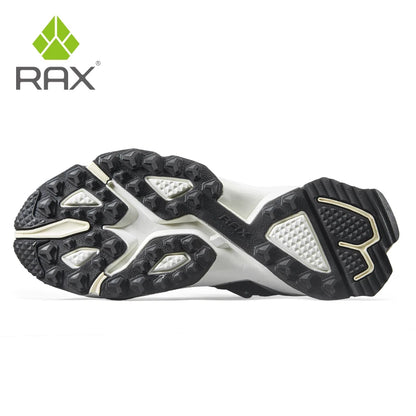 RAX winter men's and women's hiking shoes snow boots waterproof leather sports shoes super warm men's boots outdoor work shoes