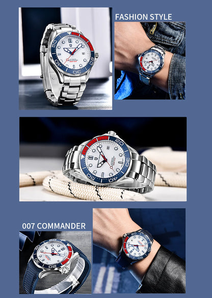 PAGANI DESIGN 007 Mechancial Wristwatch men Luxury Automatic Watch for men NH35A AR Sapphire crystal Waterproof Clock 2024 New