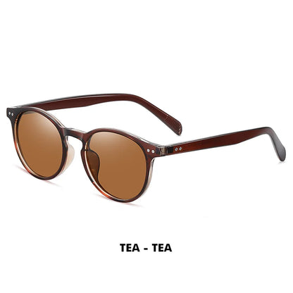 LM Retro kulaté sluneční brýle pro ženy a muže, ultralehké, TR90, polarizované, unisex, brýle na řízení, vintage sluneční brýle, UV400, Gafas De Sol