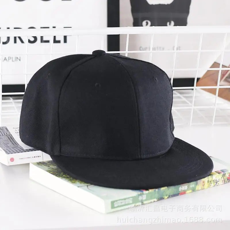 Casquette hip-hop unie pour homme, casquette snapback, casquettes de baseball pour femme, casquettes à visière plate ajustable, visières unies, pour garçons et filles, danse de rue