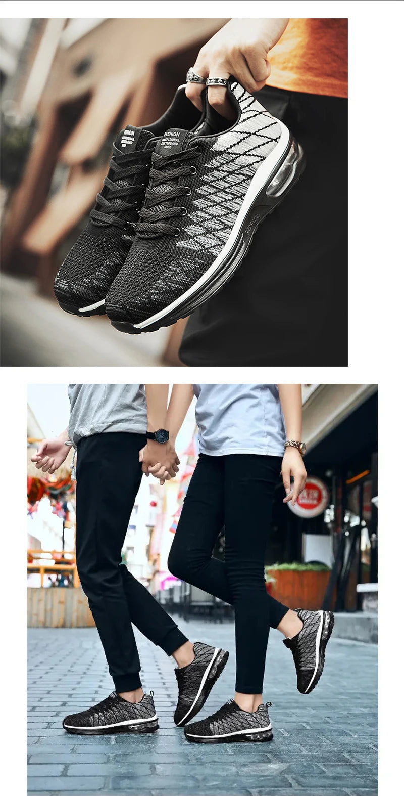 Chaussures de course pour homme, chaussures de sport tendance et respirantes pour homme, baskets, chaussures de sport confortables pour femme