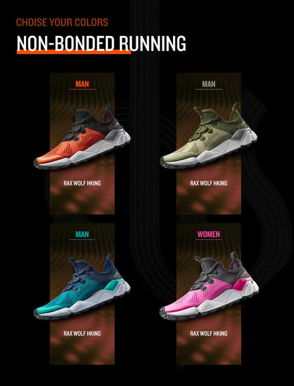 Rax Men's Running Shoes Women Breathable Jogging Shoes Men Lightweight Sneakers Men Gym Shoes Outdoor Sports Shoes Male Zapatos