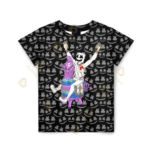 Summer Fashion Fortnite Mascot 3D Print Kids T Shirt Casual T-shirt Boys Girls Unisex Children's Clothing Tshirt Tops