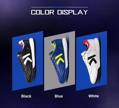 Chaussures de football KELME TF - Crampons en cuir de veau - Chaussures de futsal professionnelles - Baskets d'entraînement de football originales ZX80011017