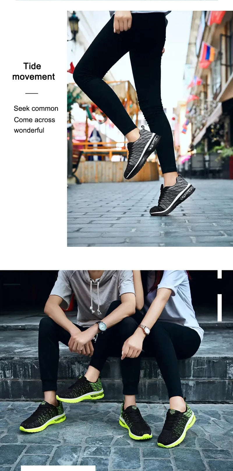 Chaussures de course pour homme, chaussures de sport tendance et respirantes pour homme, baskets, chaussures de sport confortables pour femme