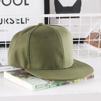 Casquette hip-hop unie pour homme, casquette snapback, casquettes de baseball pour femme, casquettes à visière plate ajustable, visières unies, pour garçons et filles, danse de rue